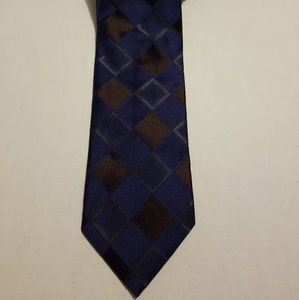Boss Hugo Tie Blue Made in Italy 100% silk